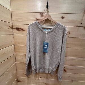 Elegant Beige V-Neck Sweater for Women